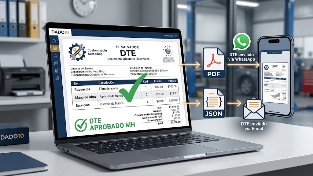 Emisión de DTE con logotipo personalizado en Dado10